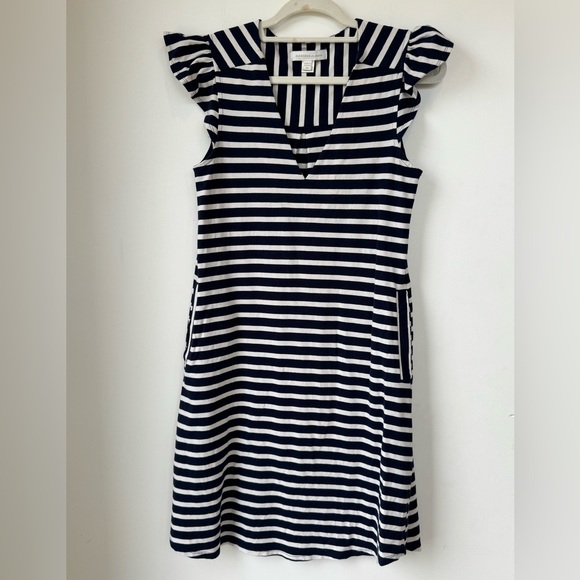 Monteau Dresses & Skirts - Monteau Black and White Striped Mini Dress